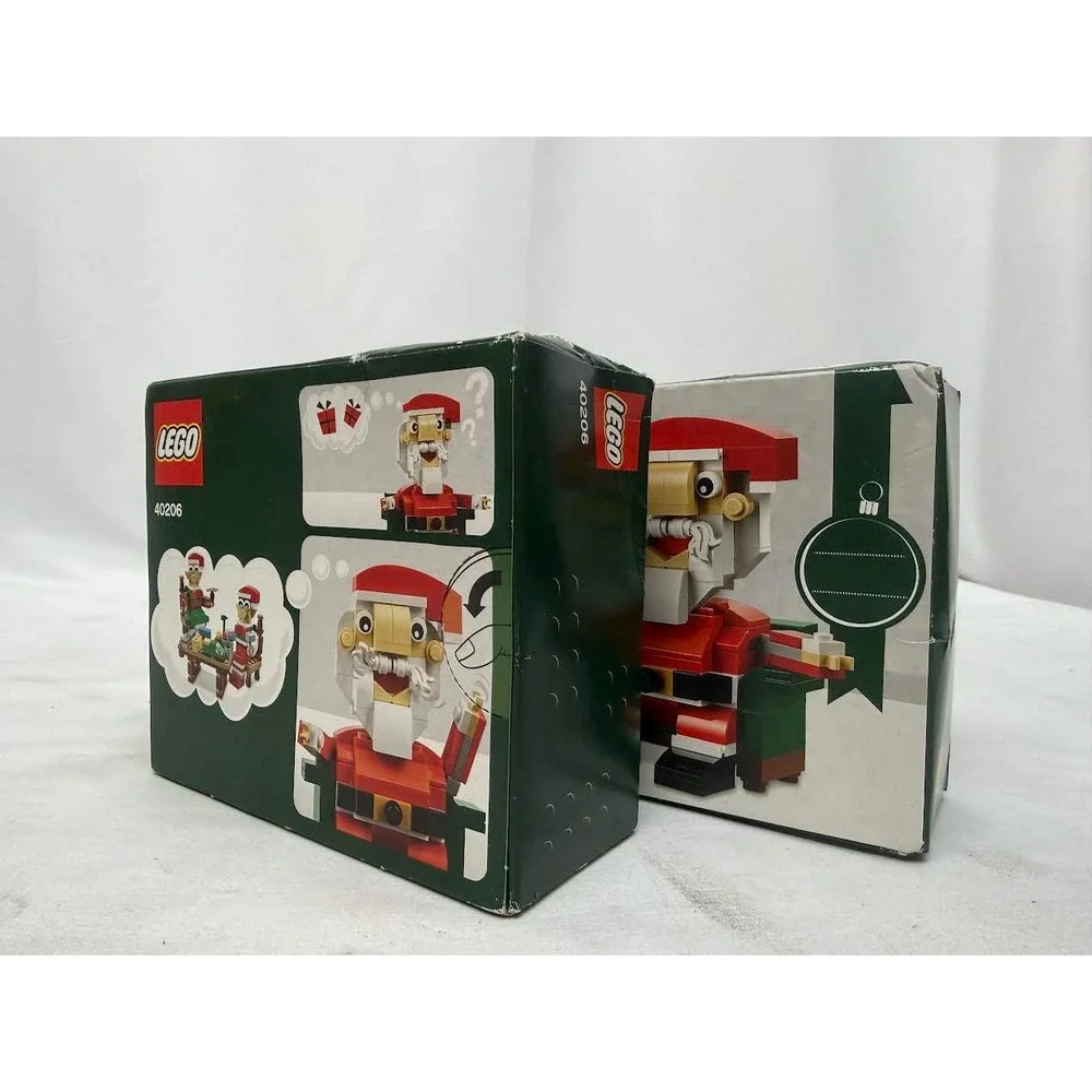 Lot of 2 LEGO 40206 Santa Claus Christmas Building Toy Sets 155 Pcs Each New - Picture 6 of 9